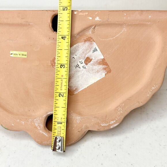 Vintage Angel Cherub Plaster Wall Plaque Sconce‎ Shelf 10.5”x5” - Picture 5 of 5